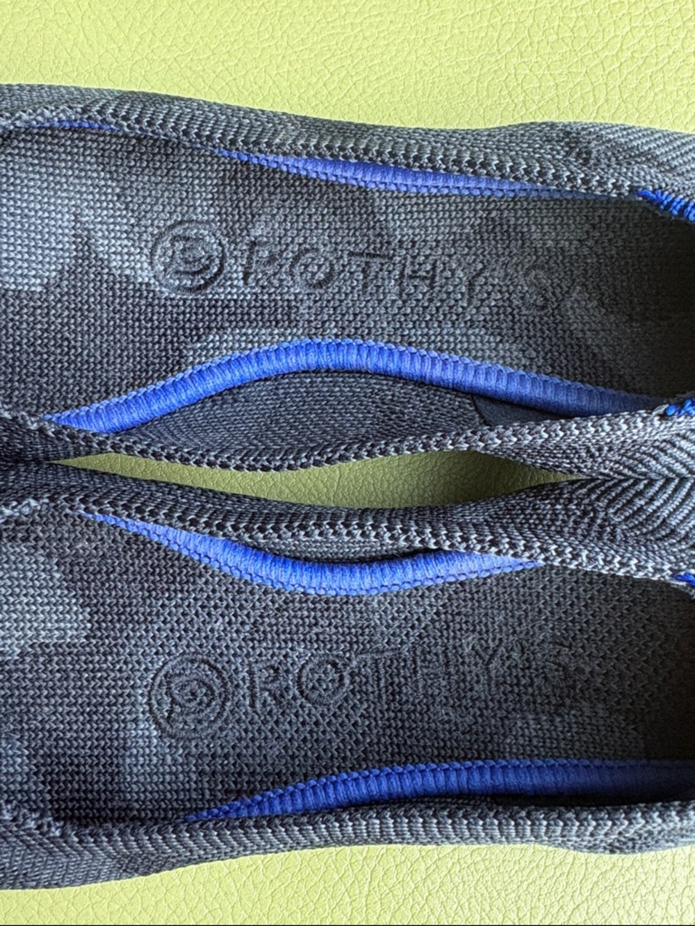 Rothy's The Point Camo Flats Gray and Black 5 NWOT - Picture 3 of 5